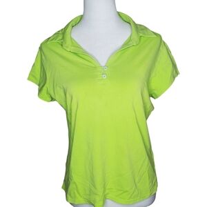 🦋Spanner Cotton Rouleau Button  Lime Green Top